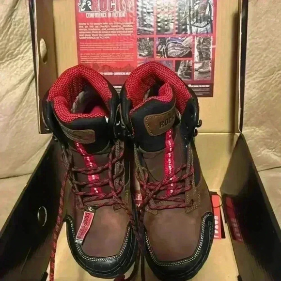 Rocky Treadflex Men’s Composite Toe Boots size 9M - Picture 1 of 7